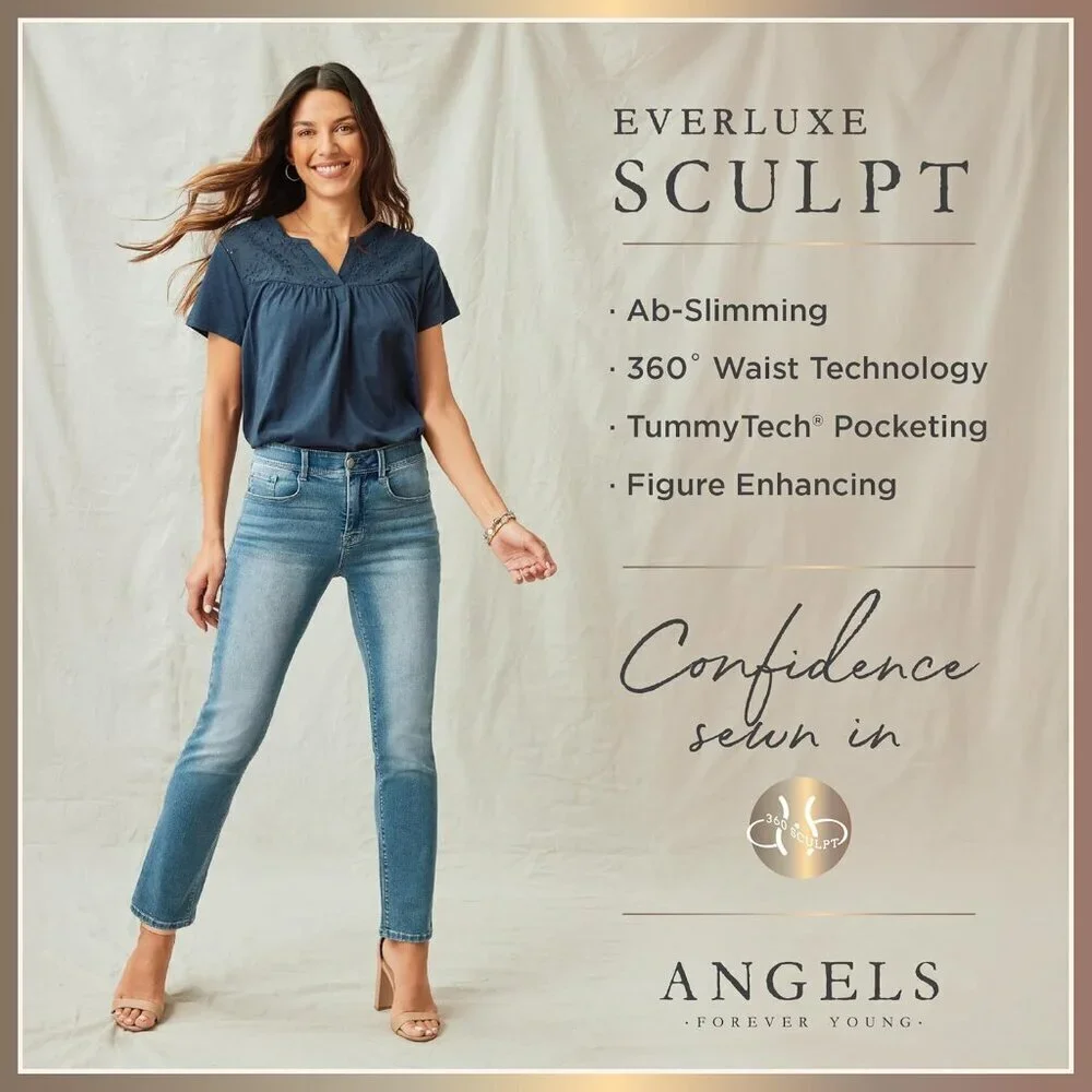 Bootcut Jeans Women Stretch Denim Sculpting Fit Casual Night Out